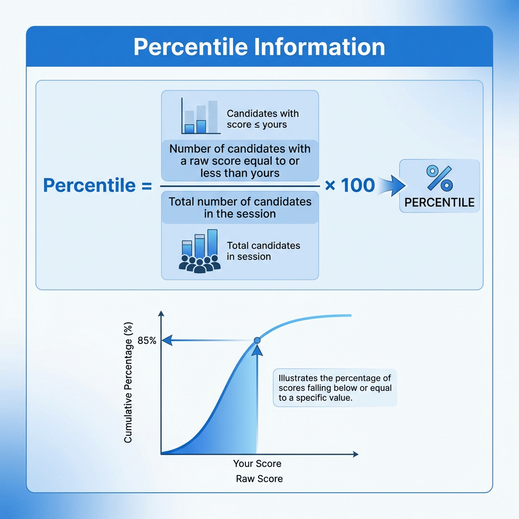 JEE Mains 2026 Normalised Score Calculation