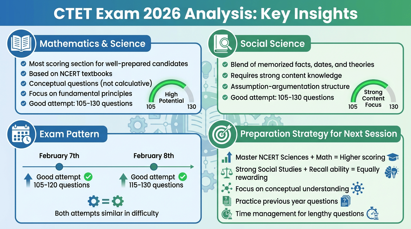 CTET 2026 Exam Anallysis- Key Highlights