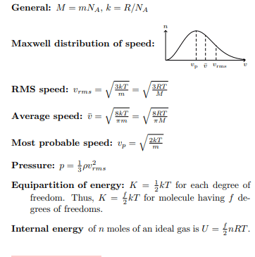 Kinetic Theory Formula