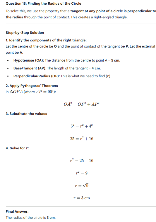 AP SSC Maths Answer key for Question Number 18