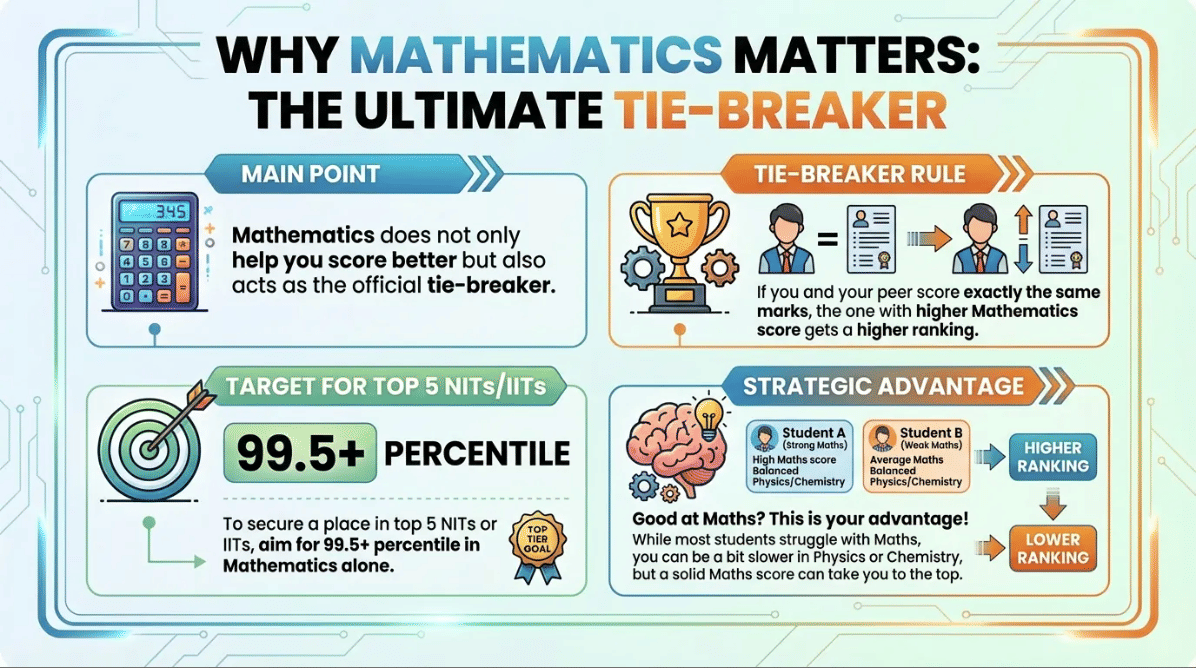 Mathematics: The ultimate tie breaker in JEE Mains 2026