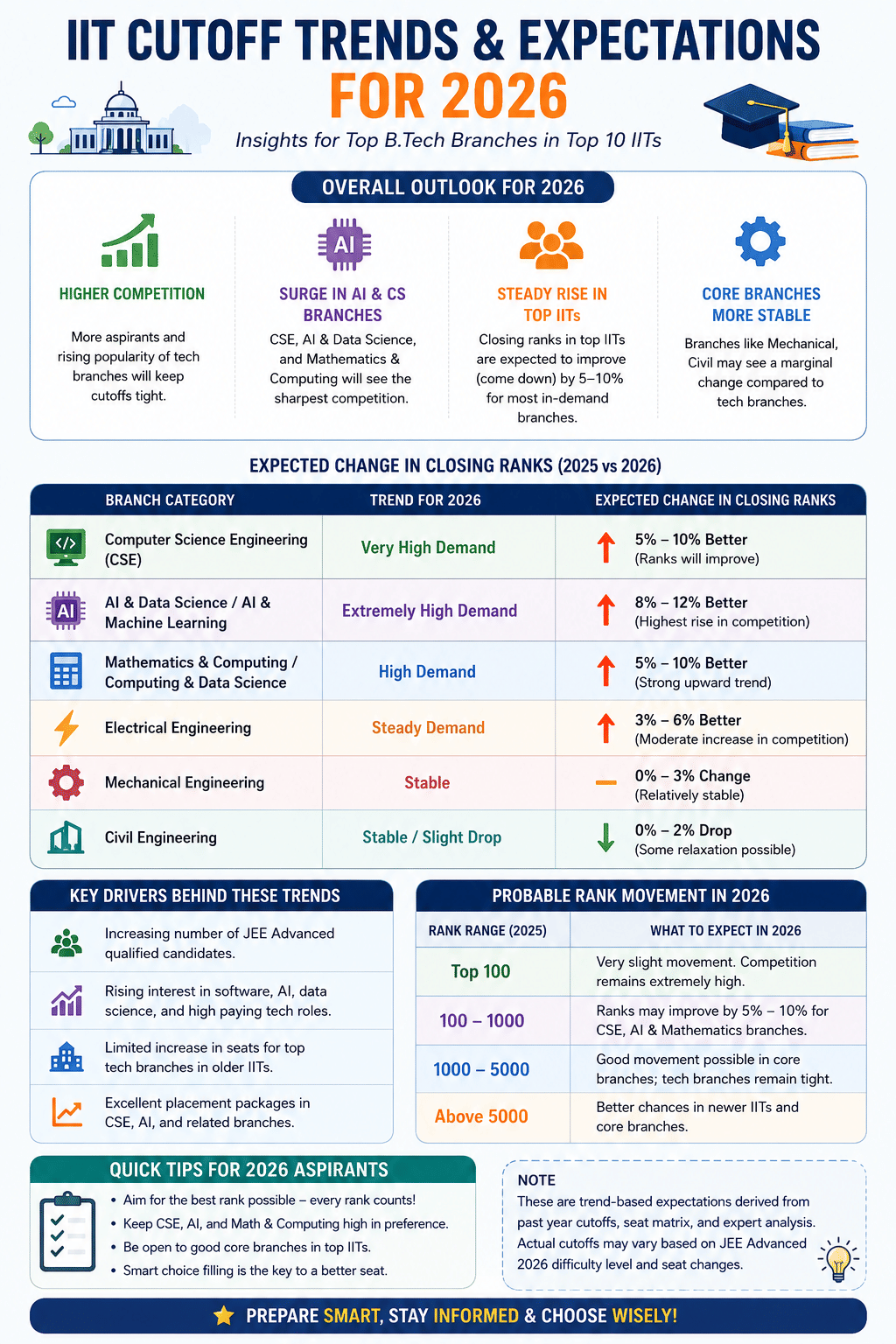 JEE Advanced Cutoff Trends and Expectations for 2026